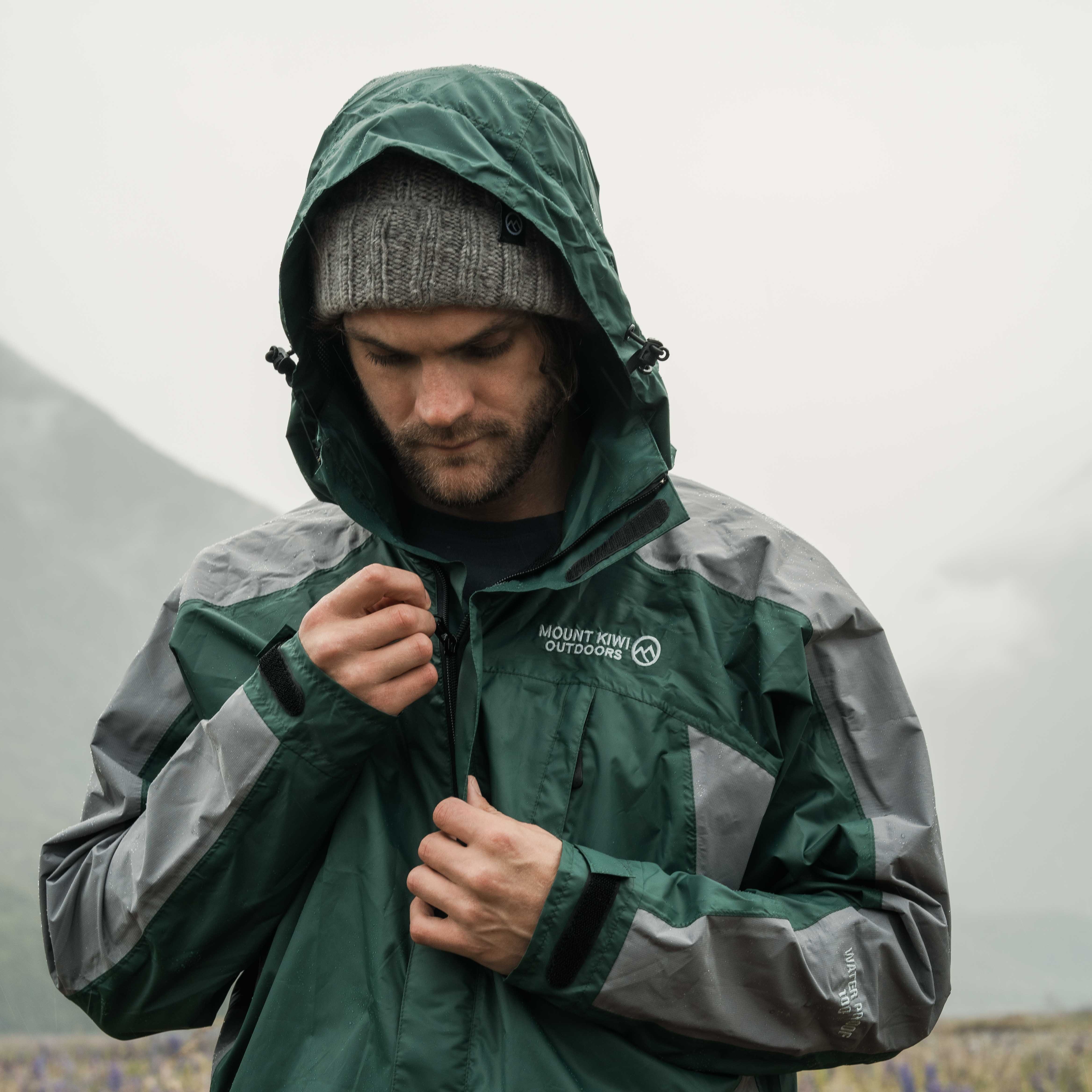 Technical outdoor jackets and gear
